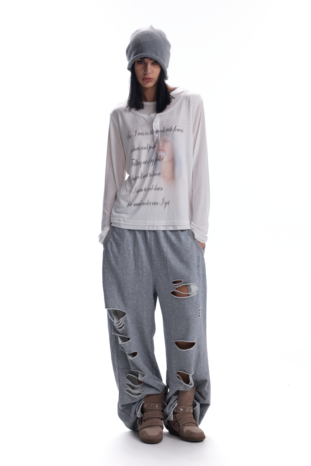 Quinn Poem Print Top