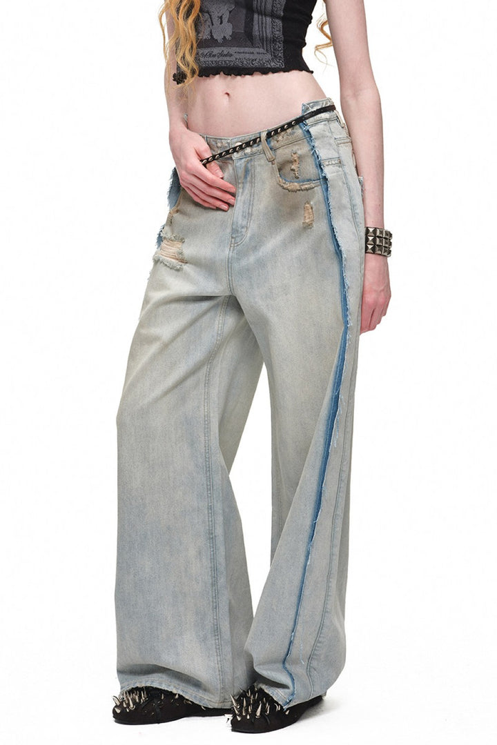 Worn Angel Barrel Jeans
