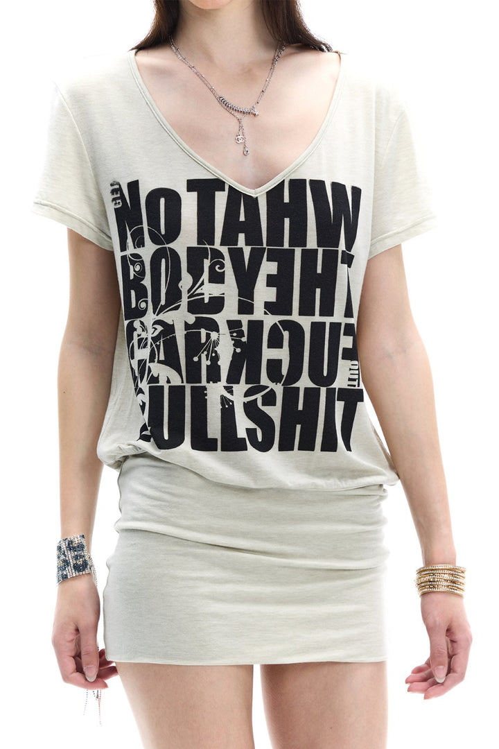 Heather Graphic T-Shirt Dress