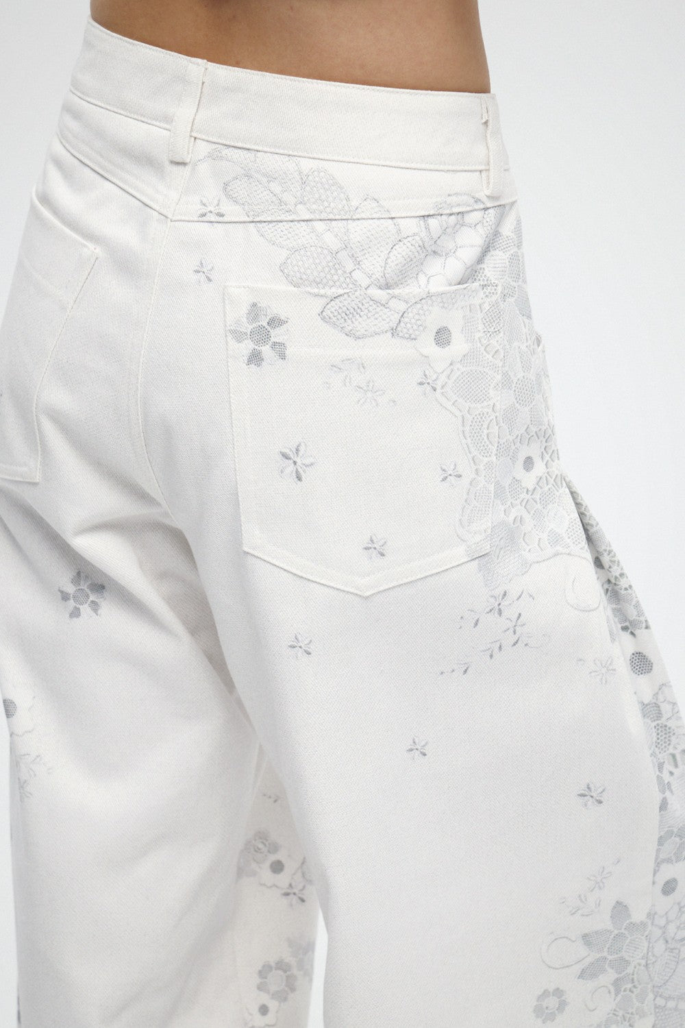 Celeste Floral Lace Jeans