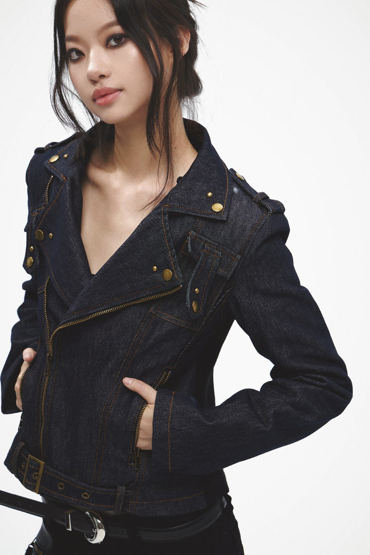 Blair Faux Fur Denim Jacket