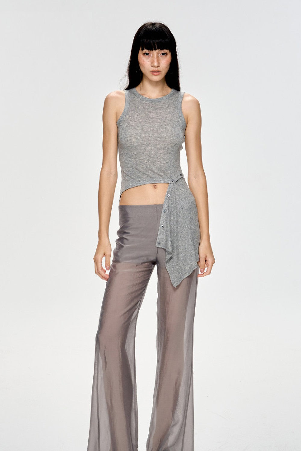 Detachable Hem Knit Top