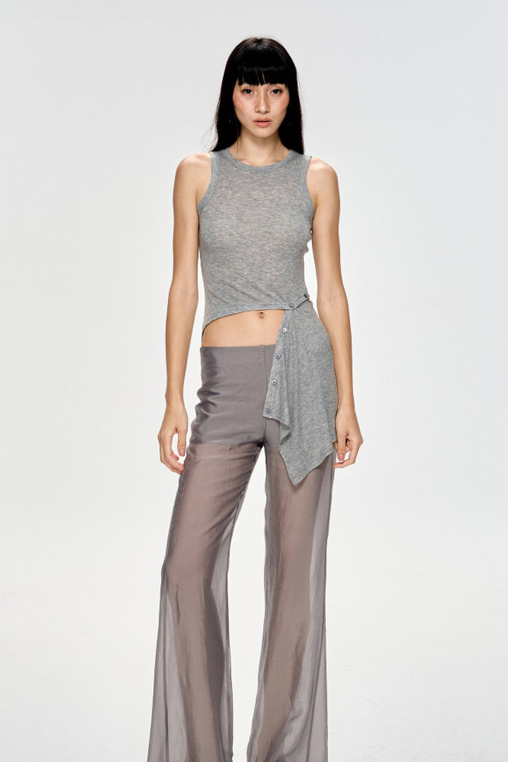 Detachable Hem Knit Top