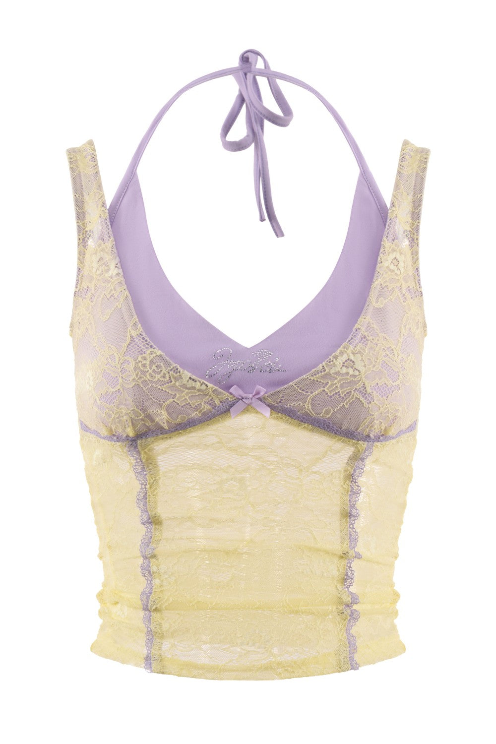 Mila Lemon Lace Top