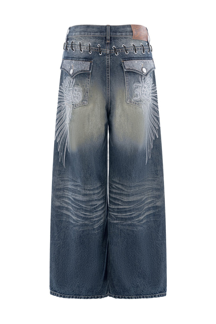 Lucia Vintage Wings Jeans