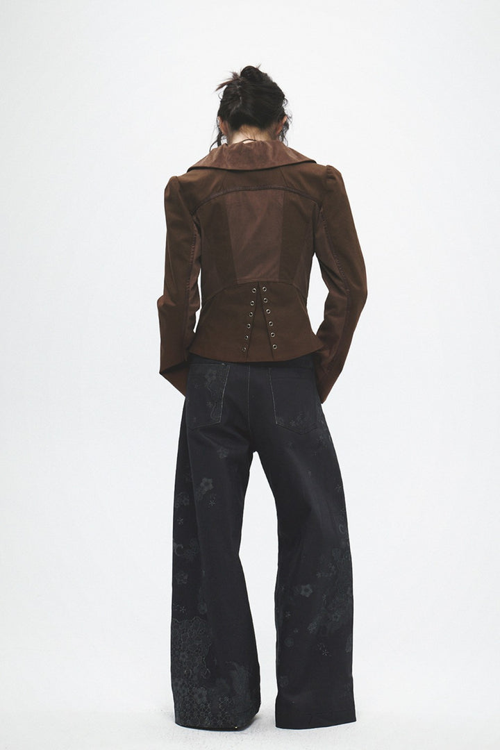 Celeste Floral Lace Jeans