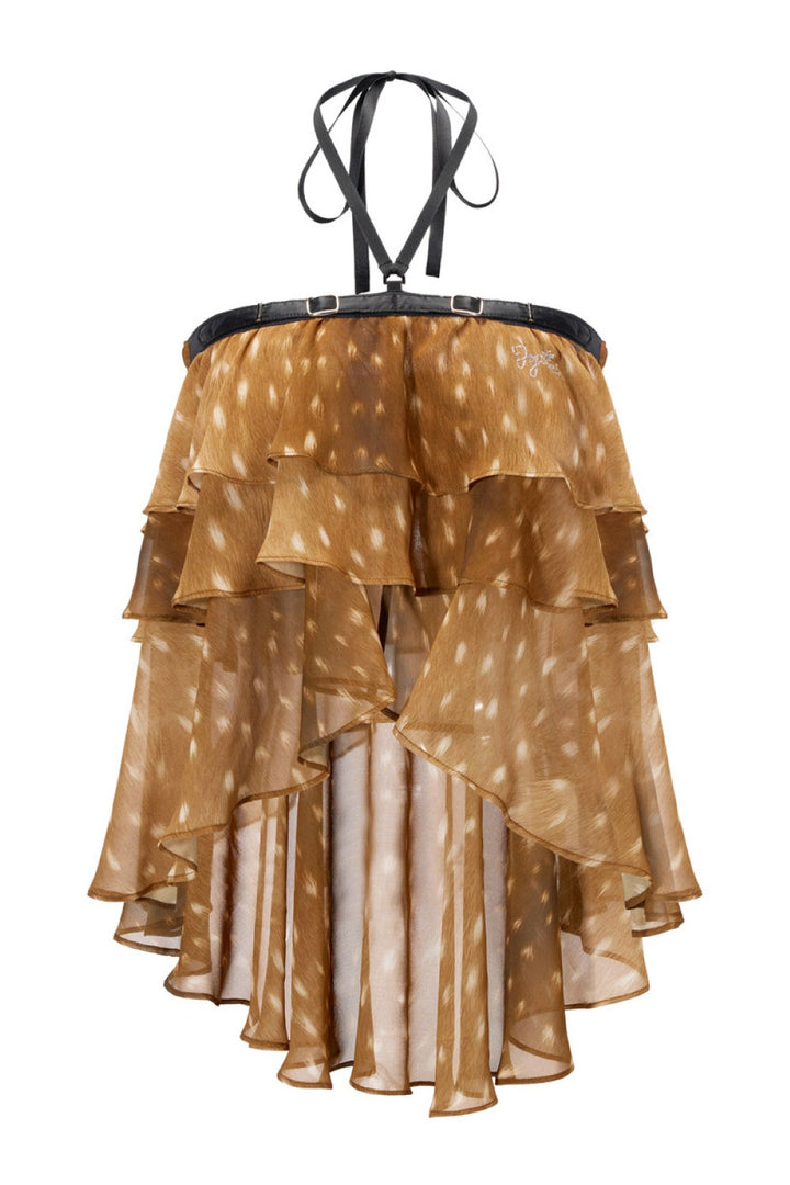 Deer Flutter Halter Top