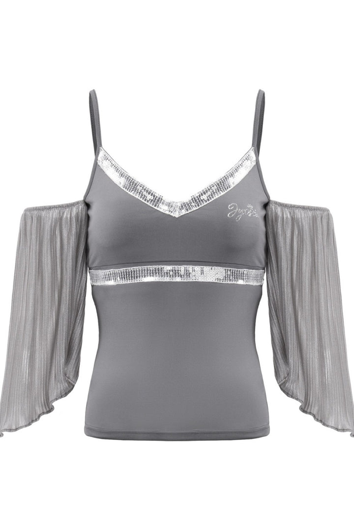 Moonlight Glitter Edge Top