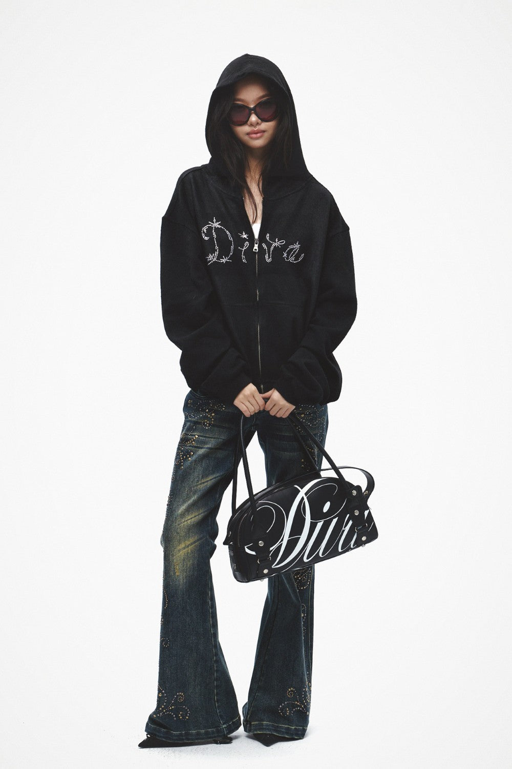 Rhinestone Diva Hooded Jacket