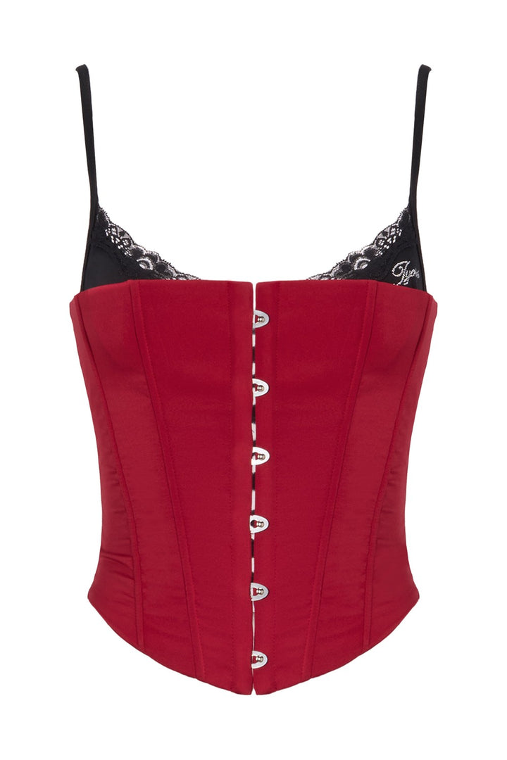 Scarlet Lace Hooked Corset
