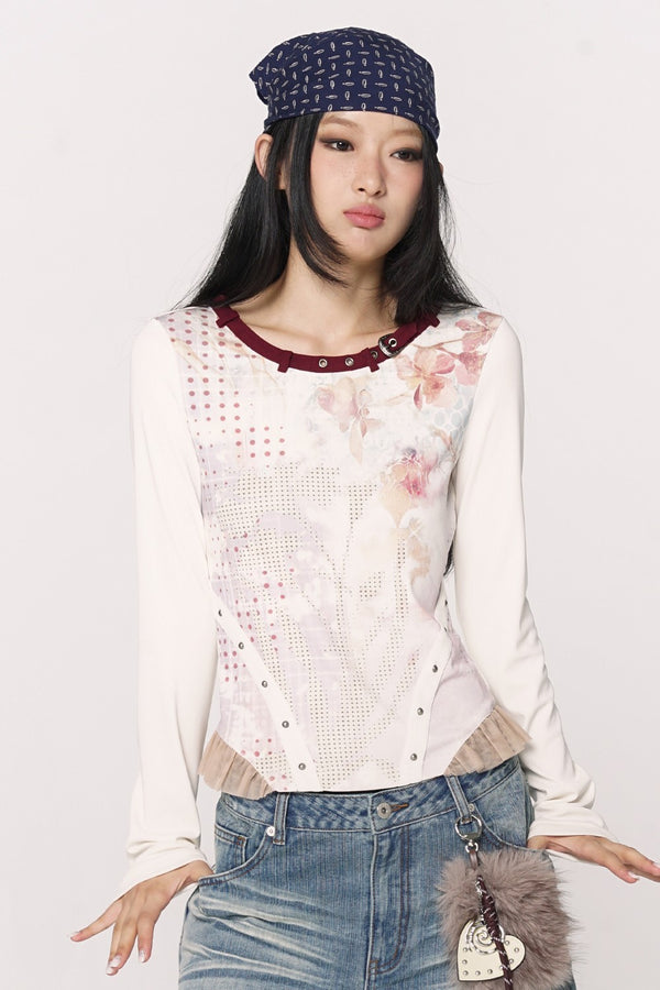 Nove Floral Panel Shirt