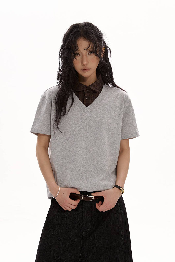 Layer-Ready V Tee