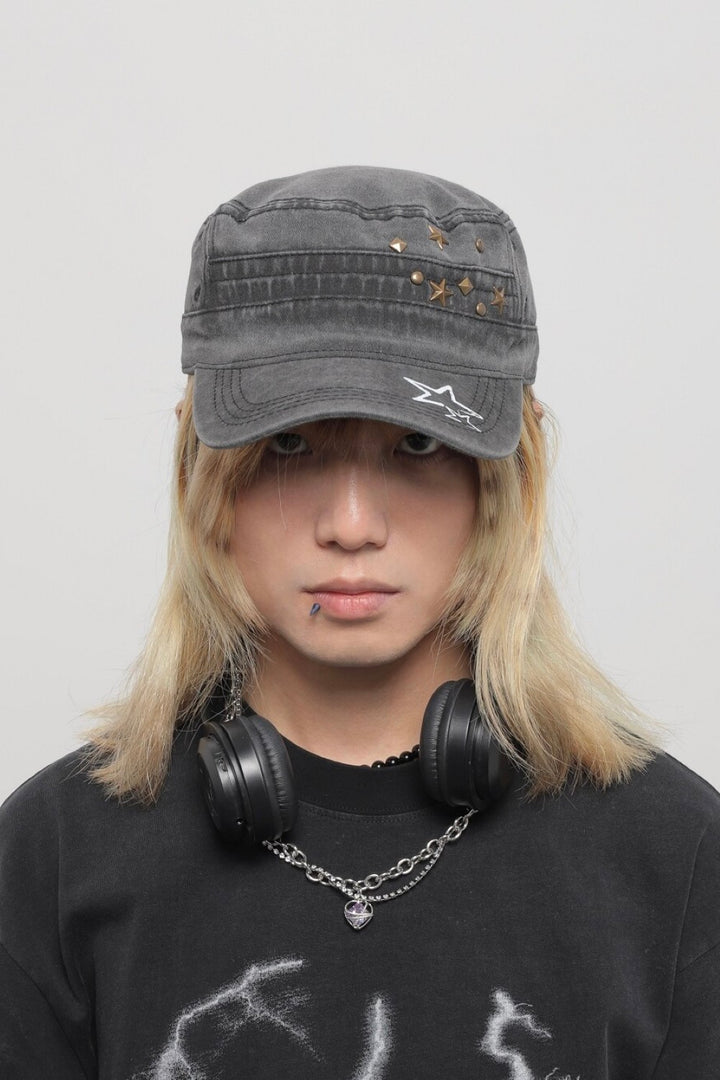 Star Studded Military Cap