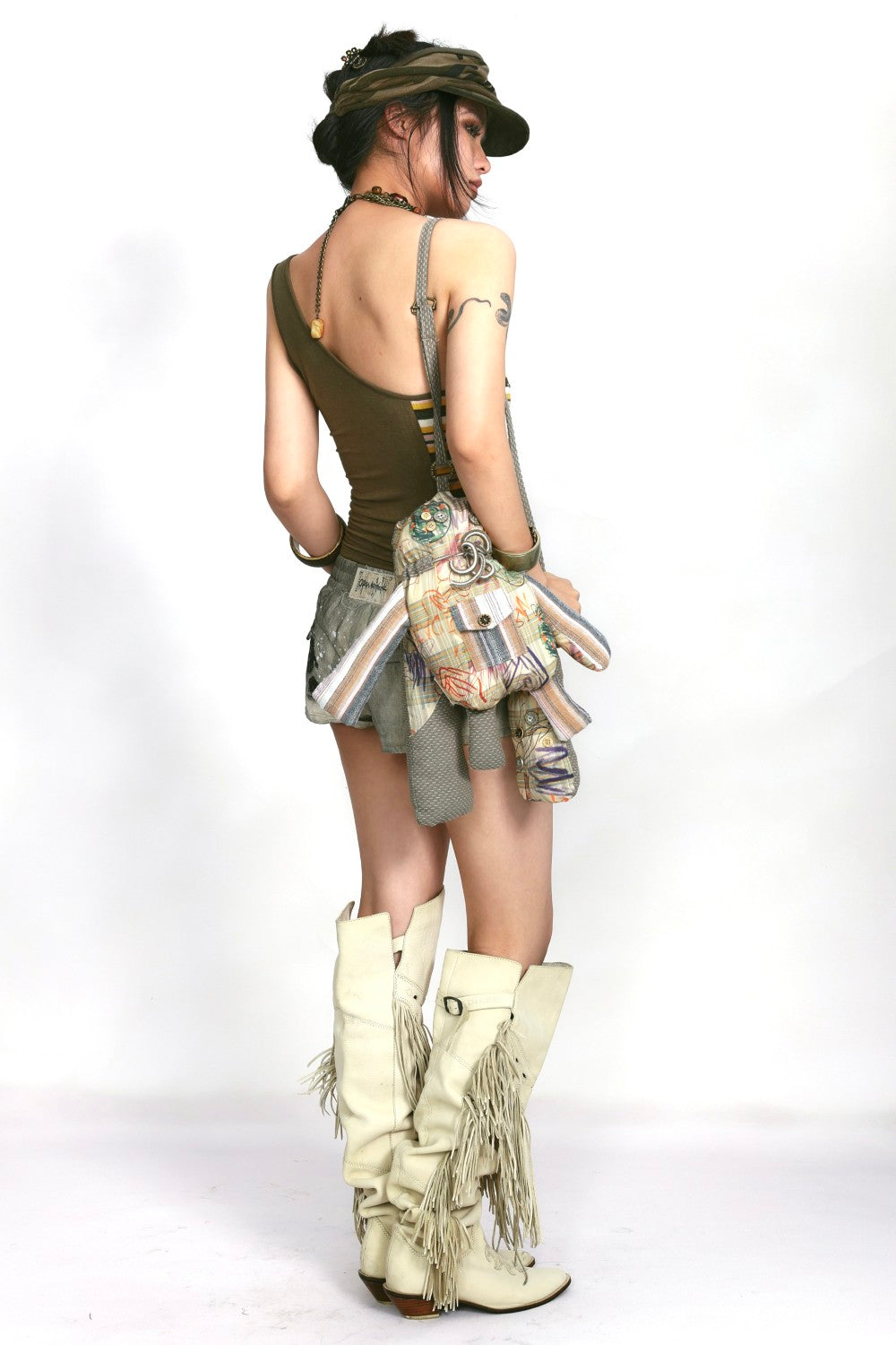 Plaid Bunny Backpack