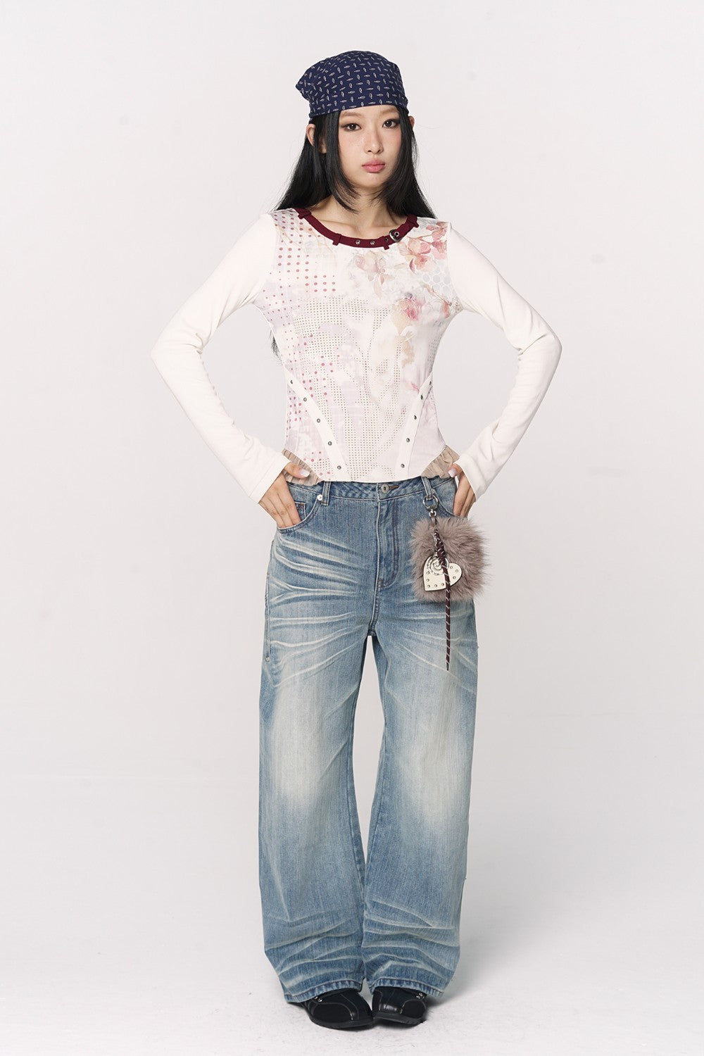 Nove Floral Panel Shirt