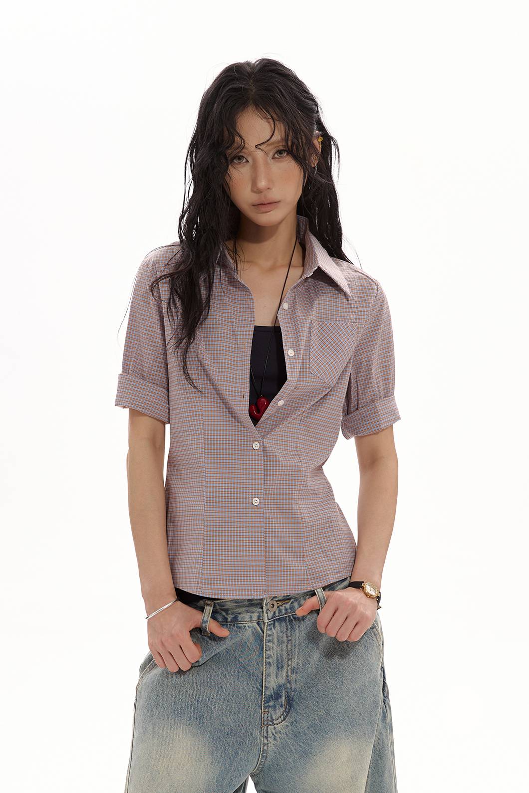 Plaid Button Shirt