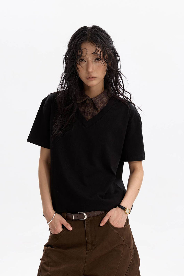 Layer-Ready V Tee