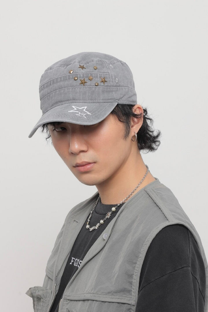 Star Studded Military Cap