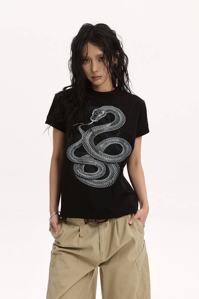 Graphic Snake Tee