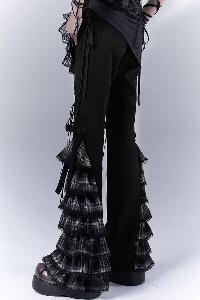 Corset Ribbon Ruffle Pants – Pixie Rebels