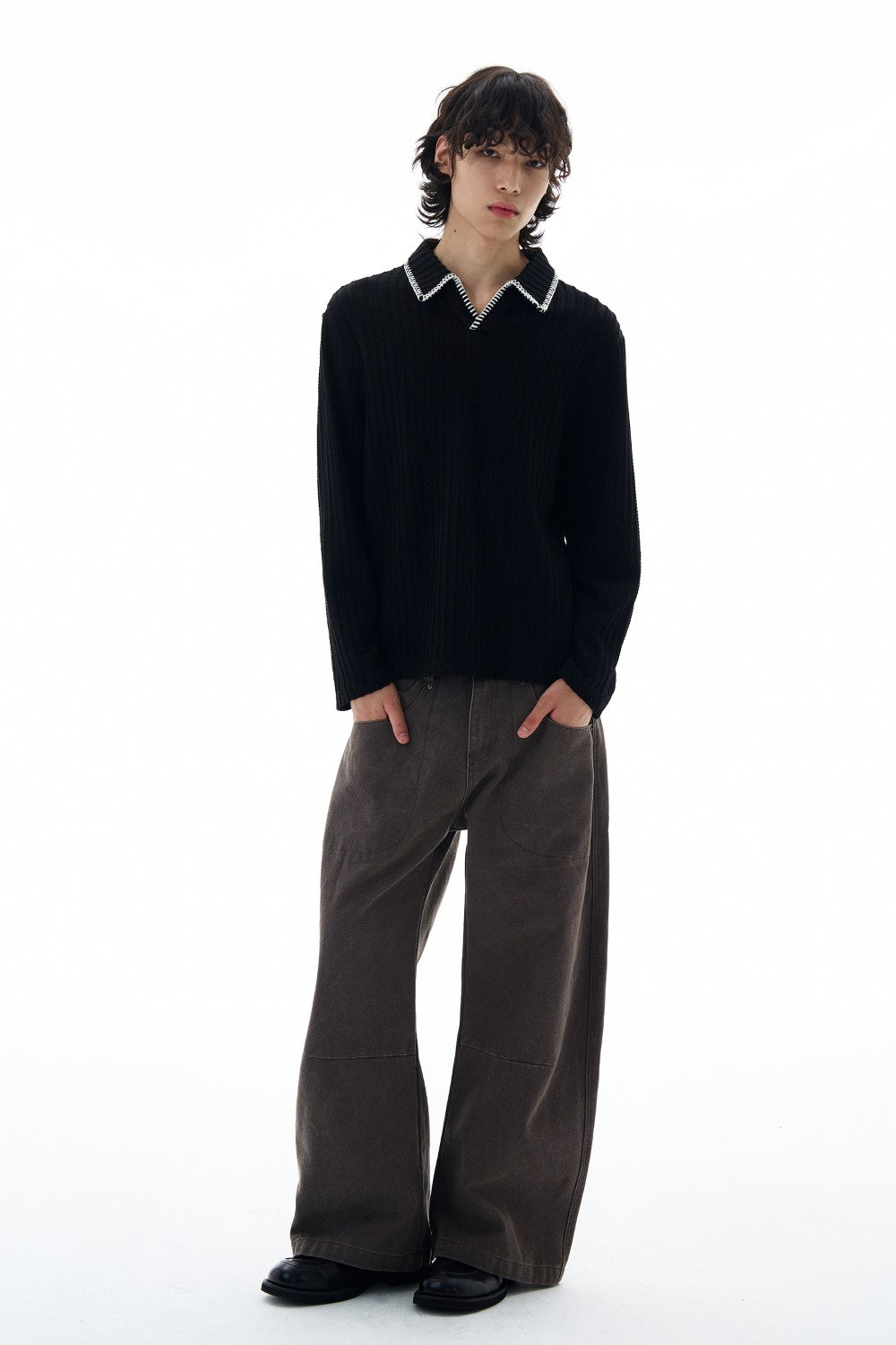 Washed Gray Blade Jeans