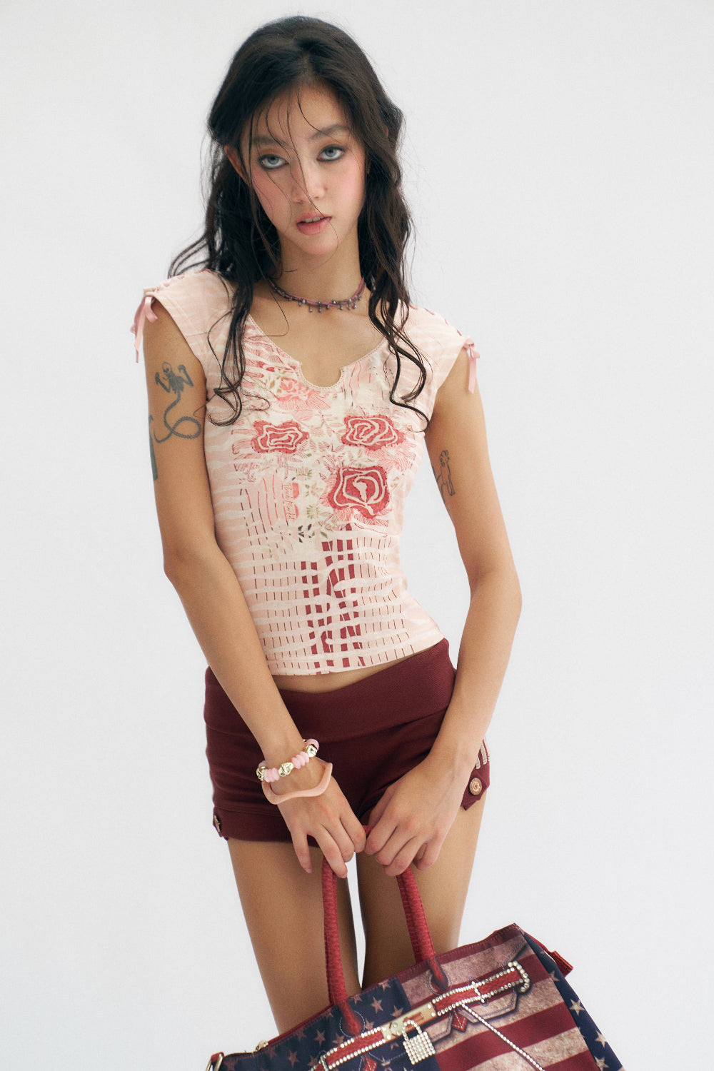 Rosy Bloom Tee