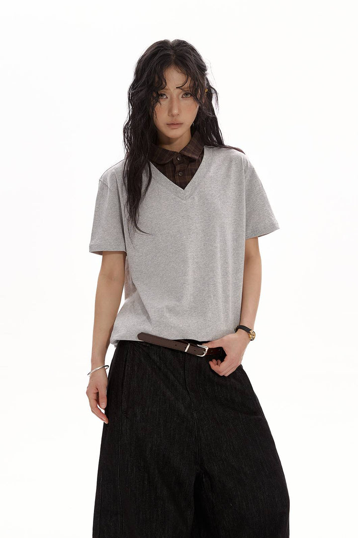 Layer-Ready V Tee
