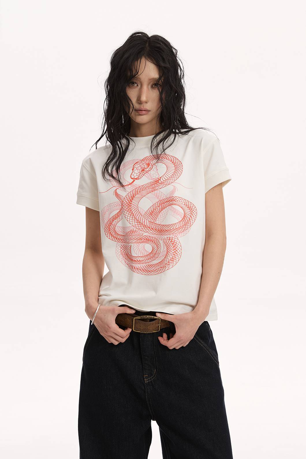 Graphic Snake Tee