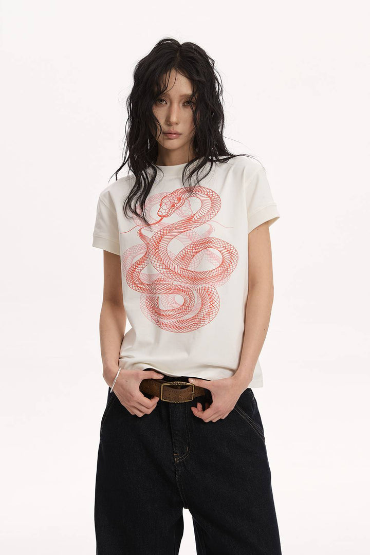 Graphic Snake Tee