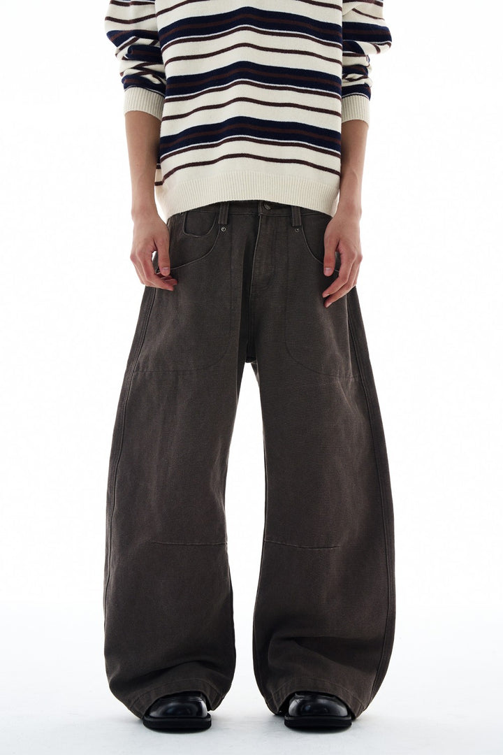 Washed Gray Blade Jeans