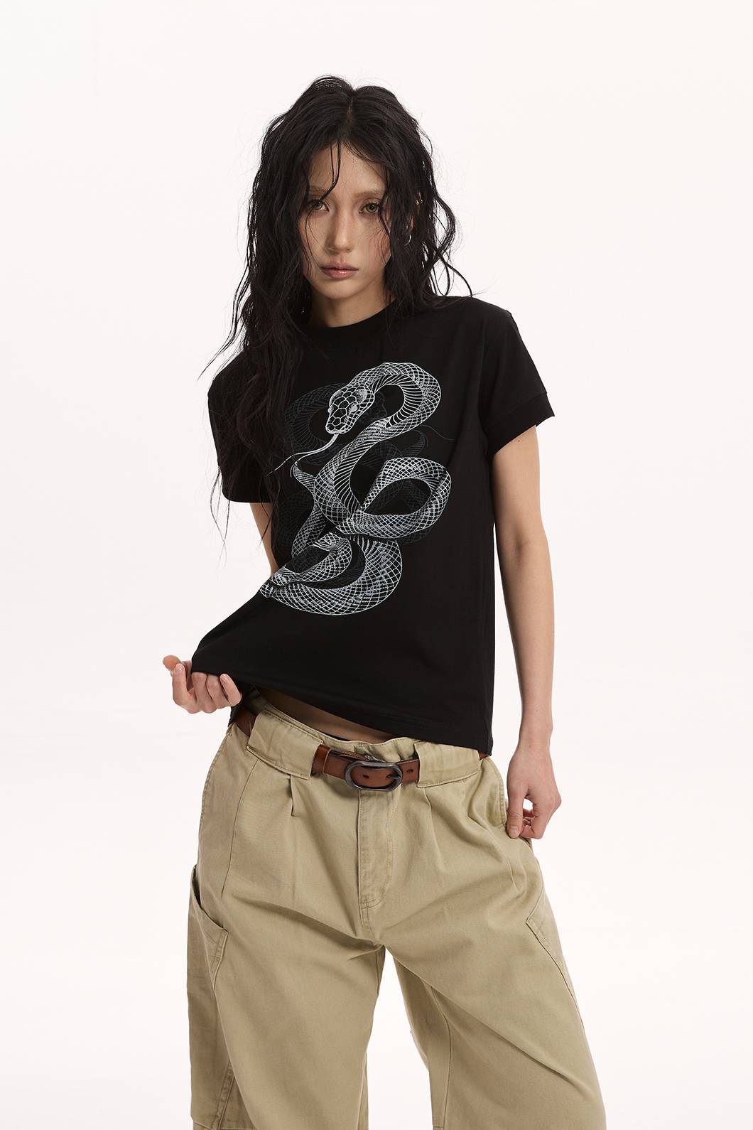 Graphic Snake Tee