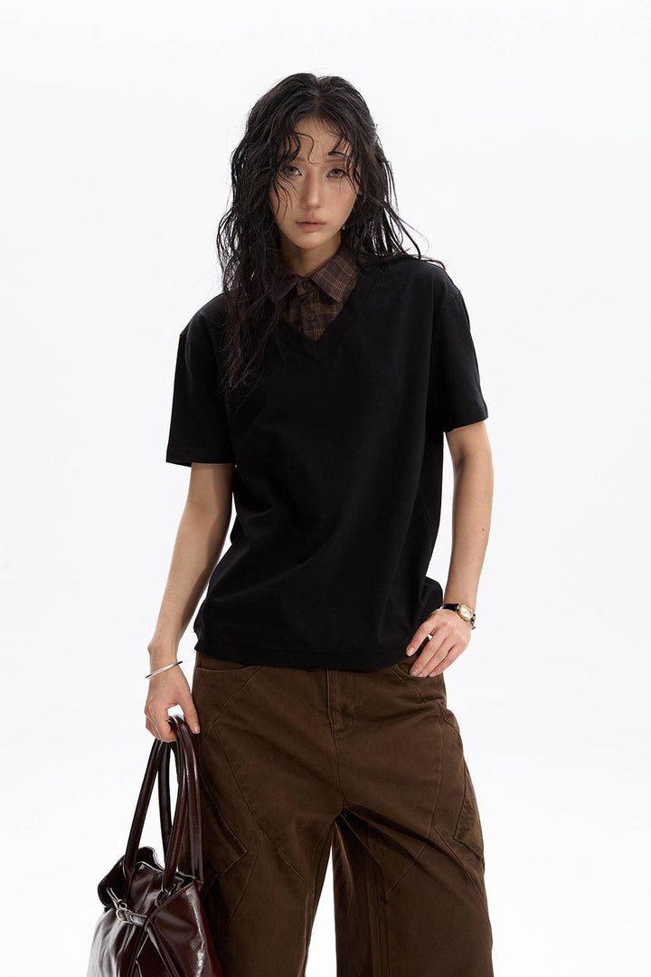 Layer-Ready V Tee