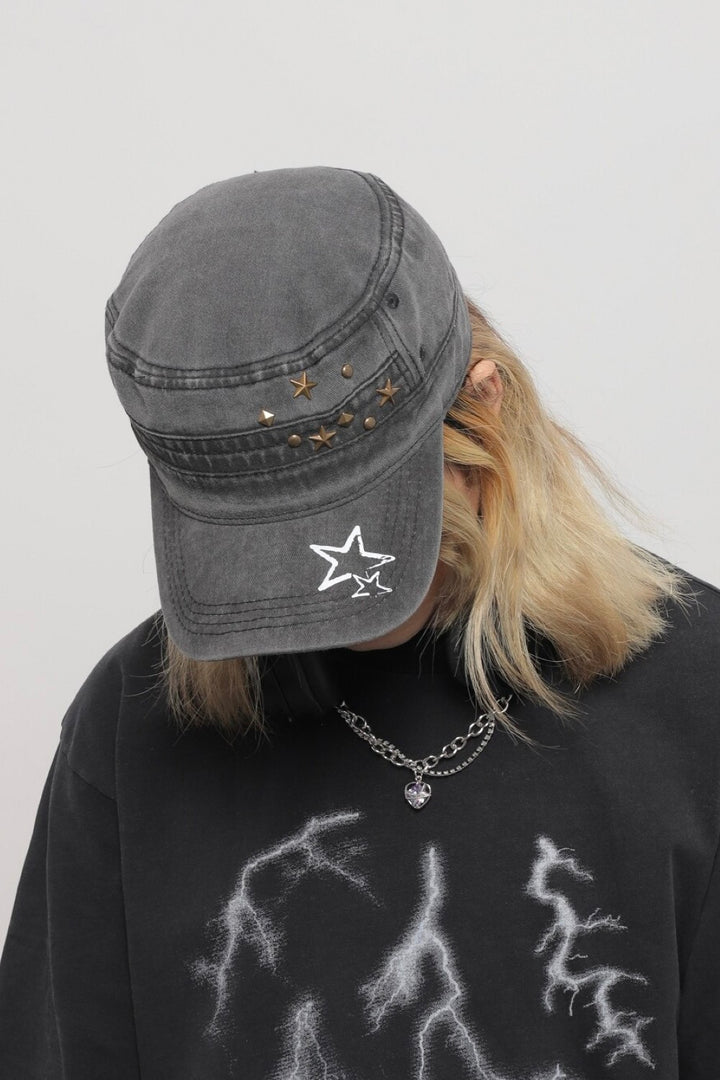 Star Studded Military Cap