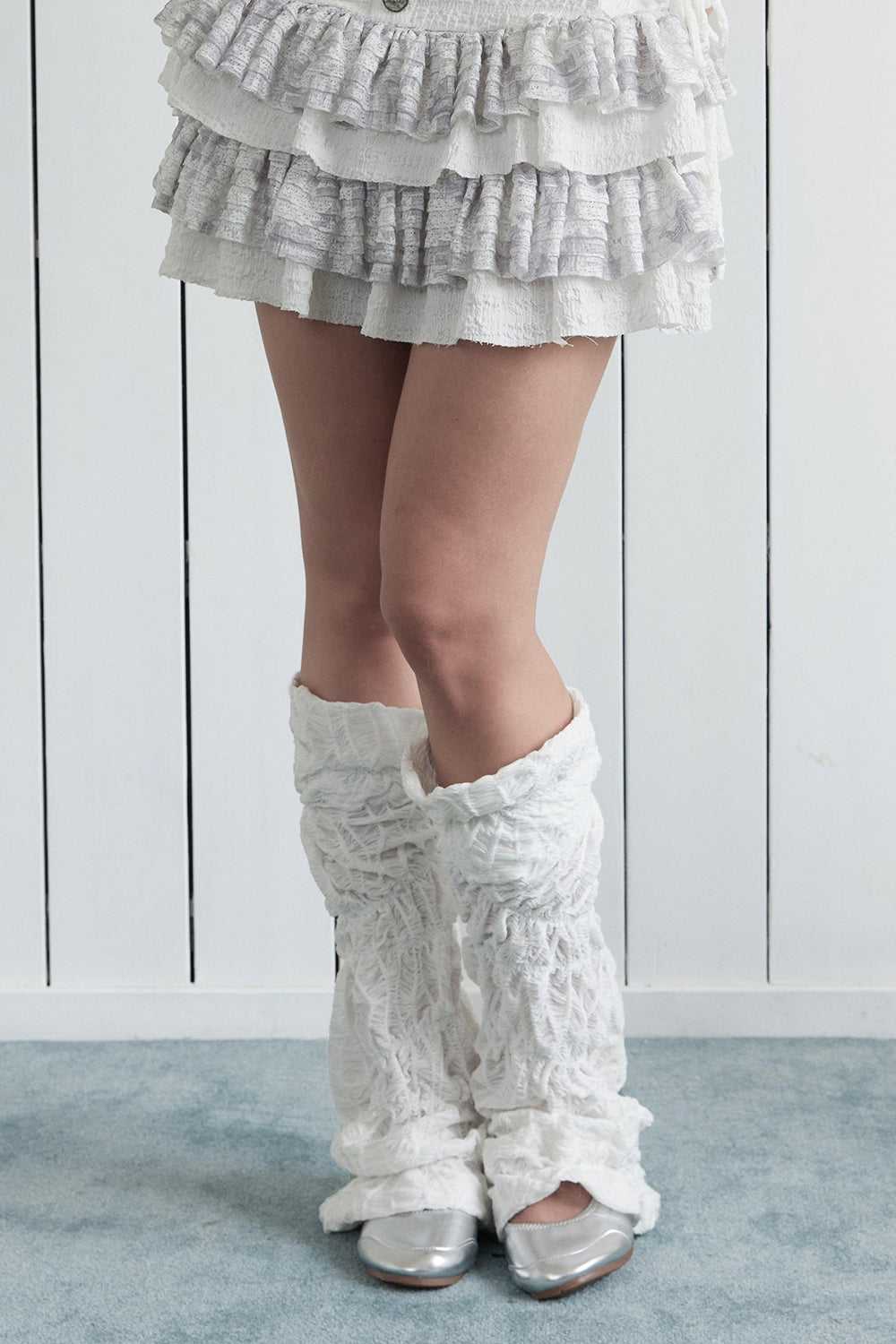 Lace Pleated Leg Covers