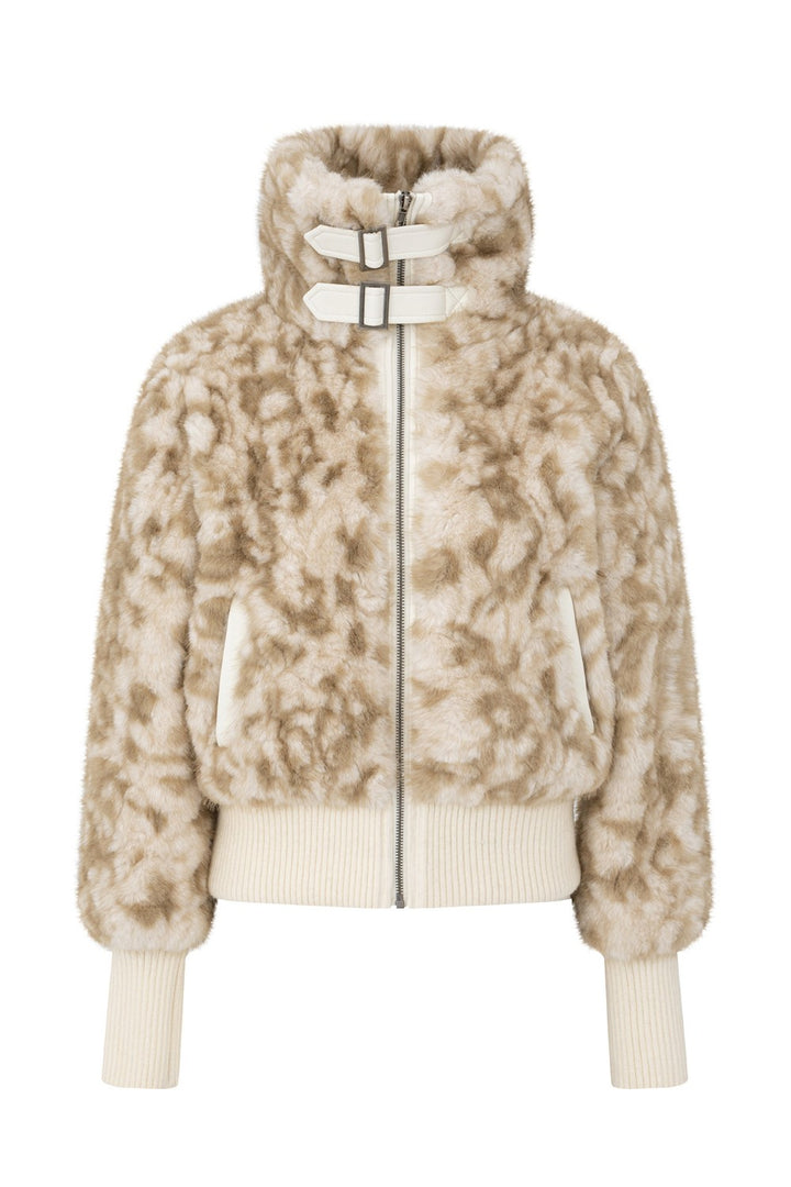 Ava Marble Fur Coat