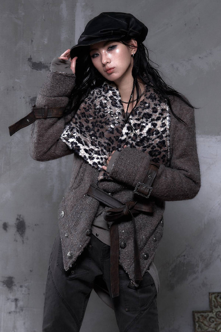 Dual-Wear Leopard Jacket