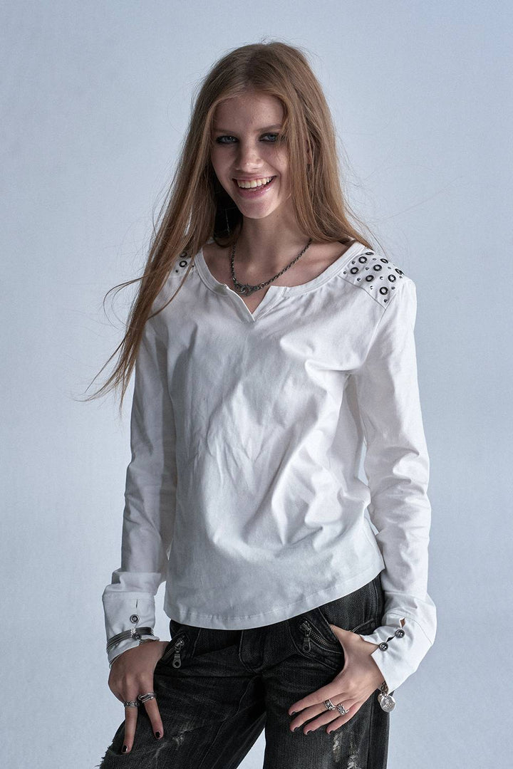 Studded Long Sleeve