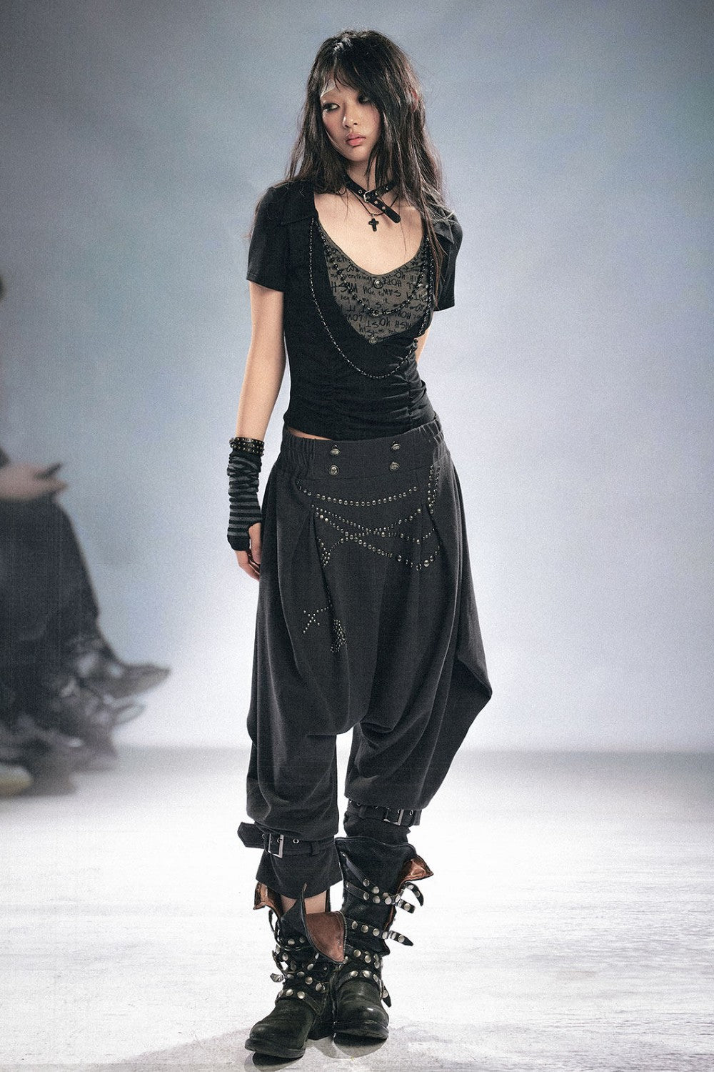 Nia Chain Layered Shirt