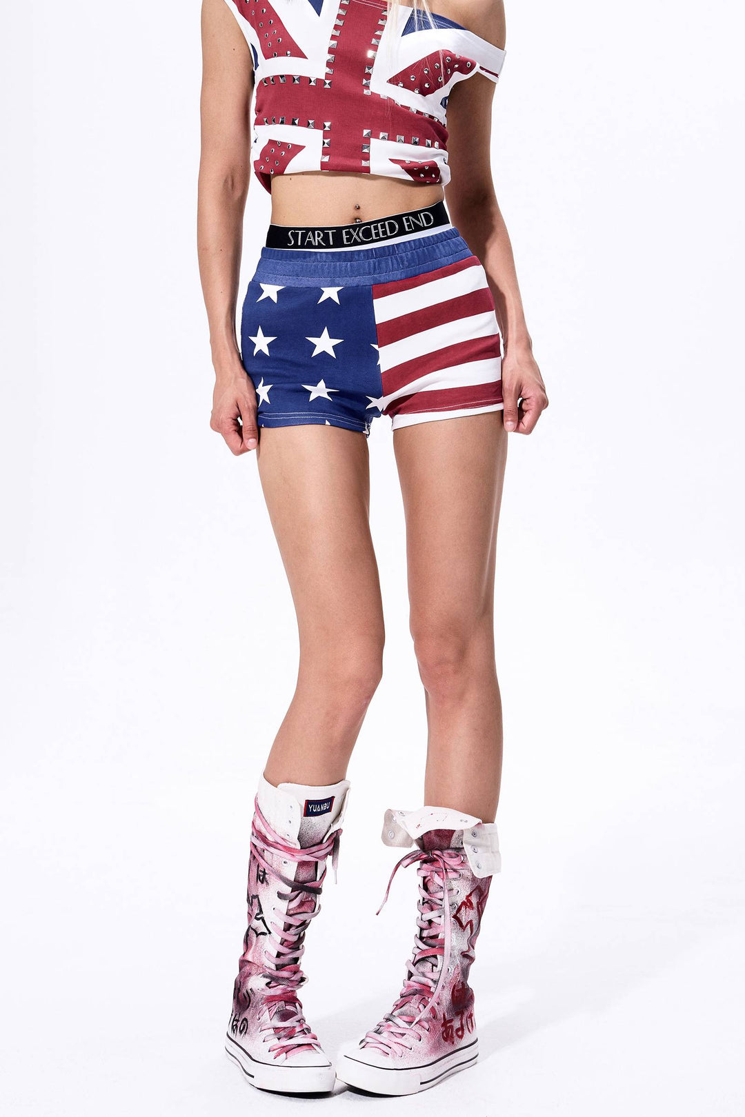 Americana Mini Shorts
