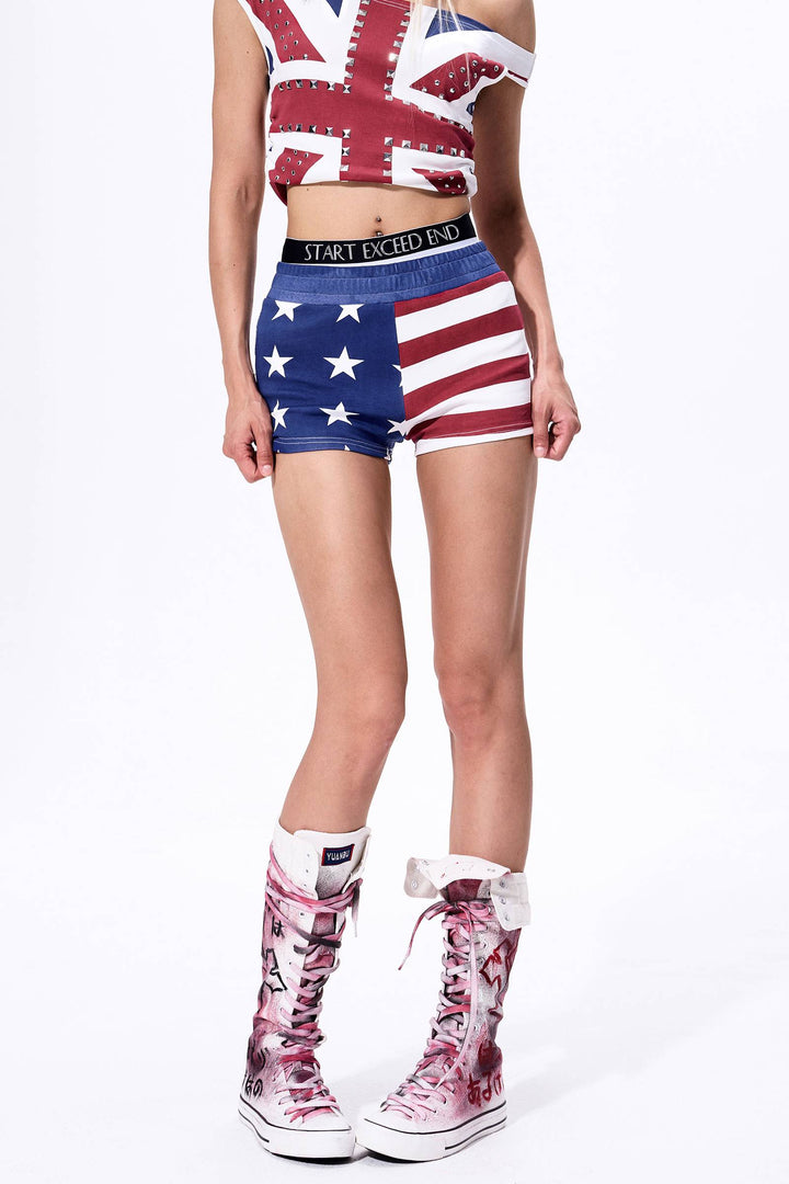 Americana Mini Shorts