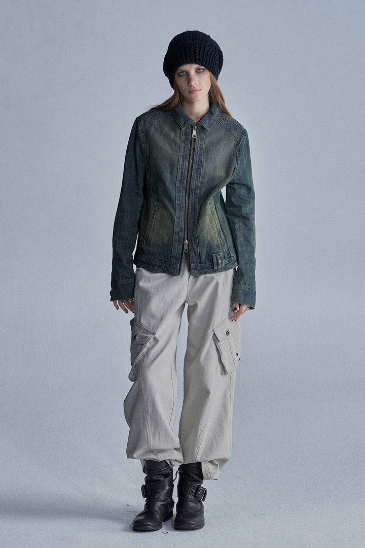 Faded Static Denim Jacket