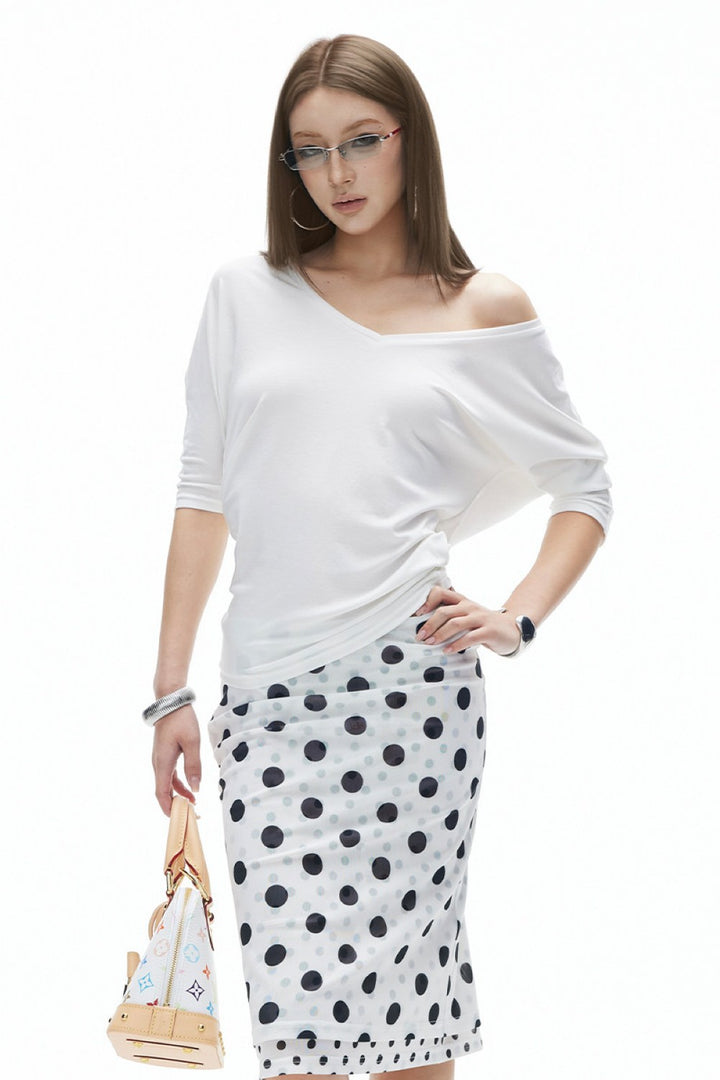 Harper Off-Shoulder Chic Shirt