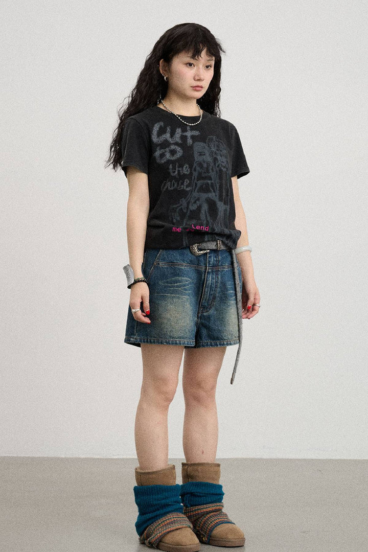 Faded Replay Girl Tee