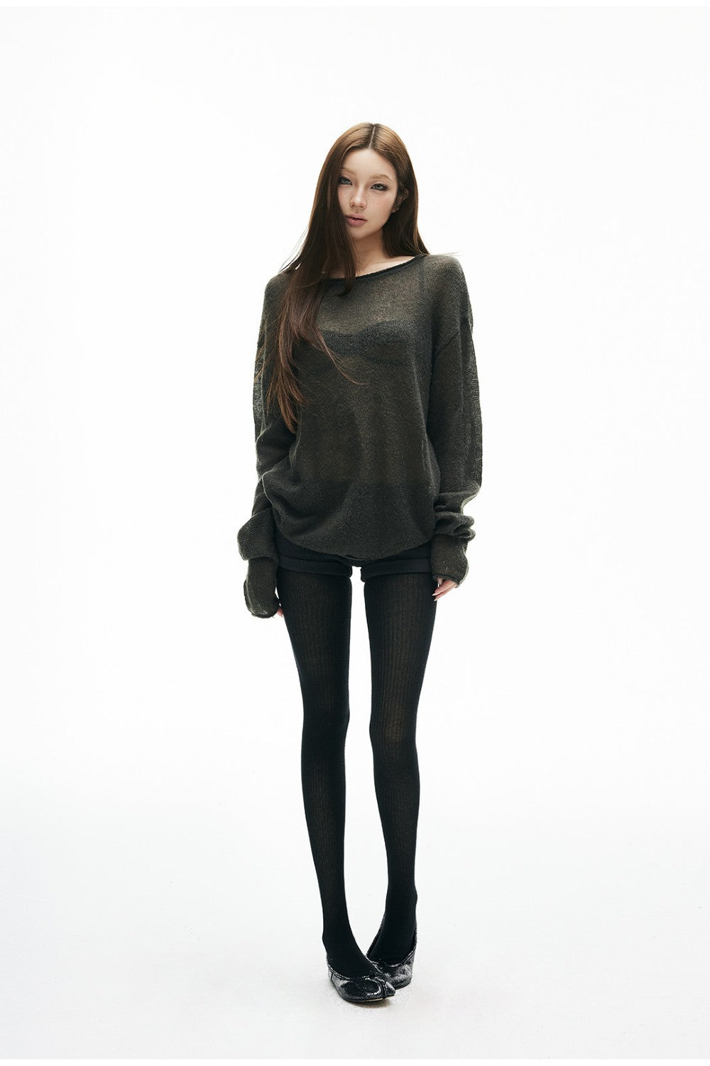 June Slouchy Sheer Top