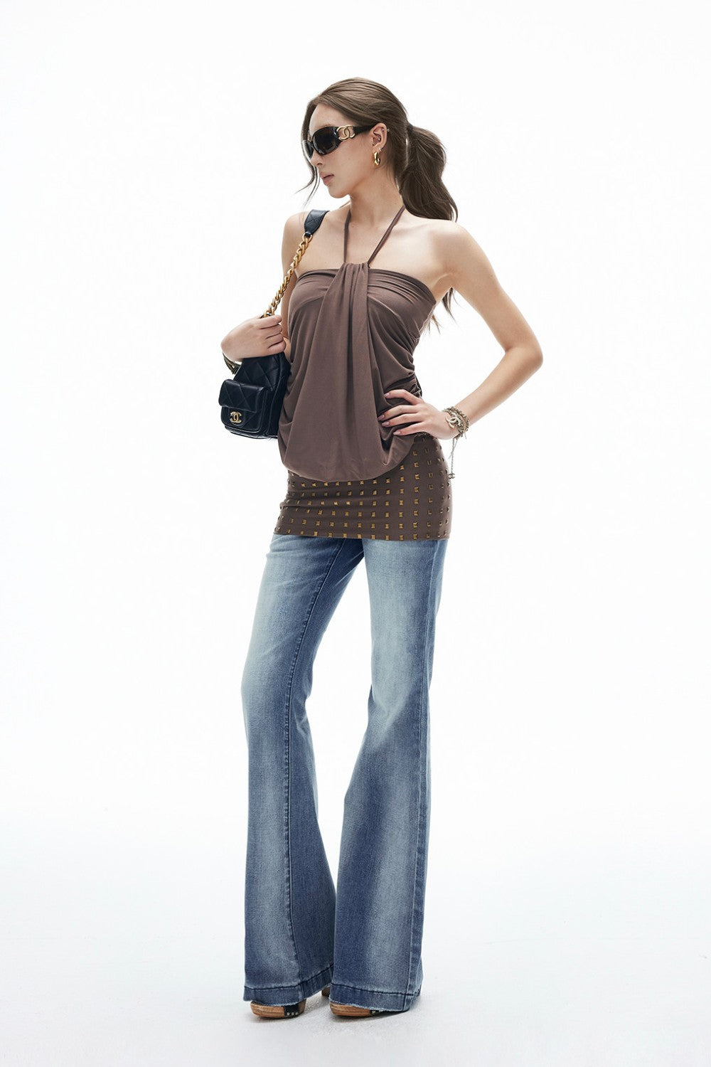 Bianca Studded Bodycon Dress