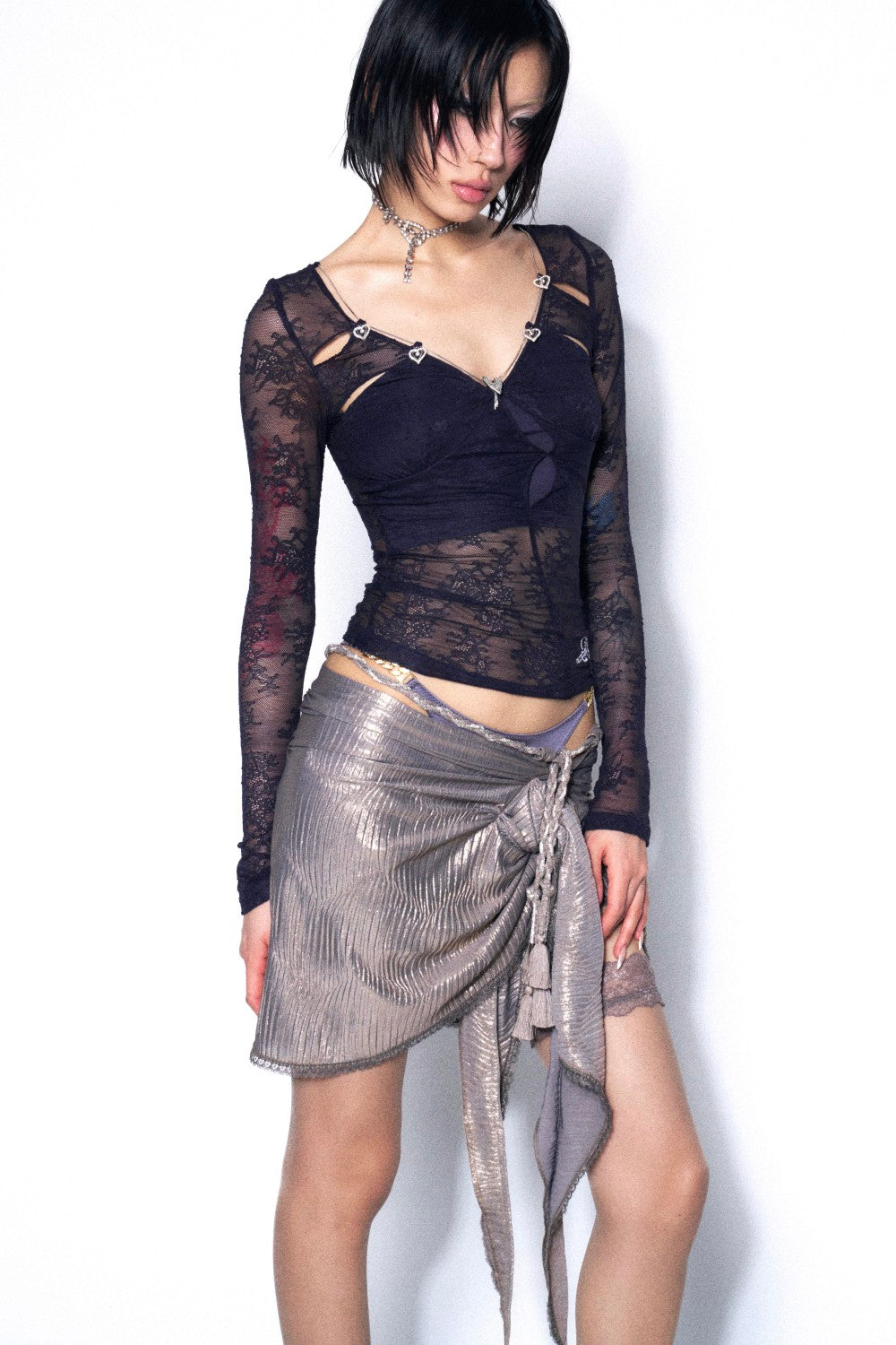 Zuri Sheer Lace Top