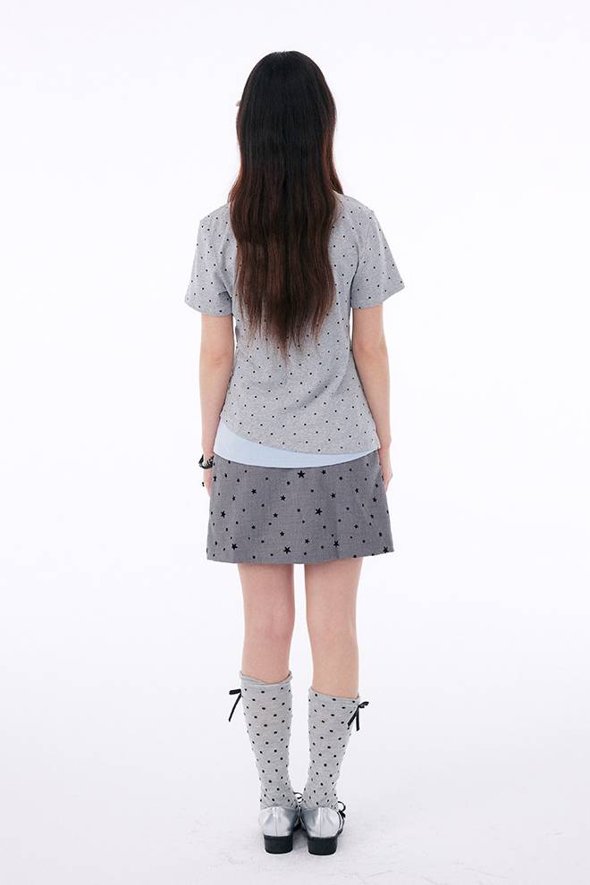 Polka Dot Graphic Tee