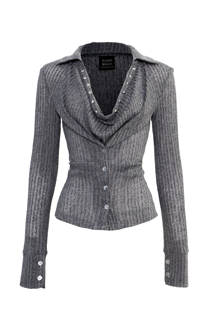 Selene V-Neck Knit Top