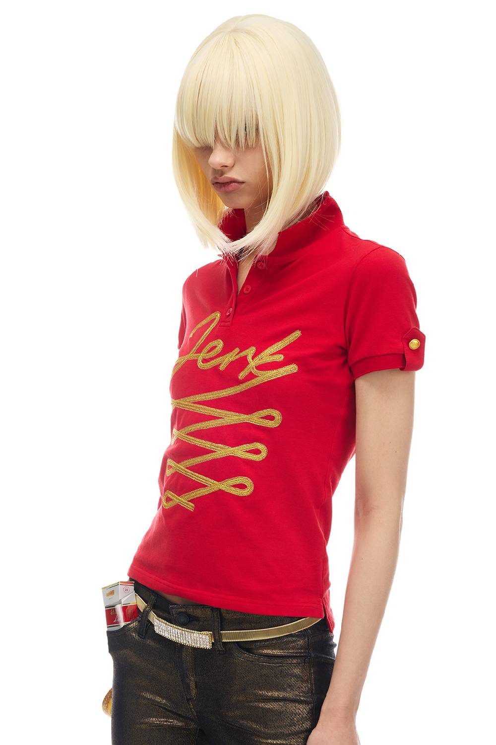 Classic Slim Embroidered Polo