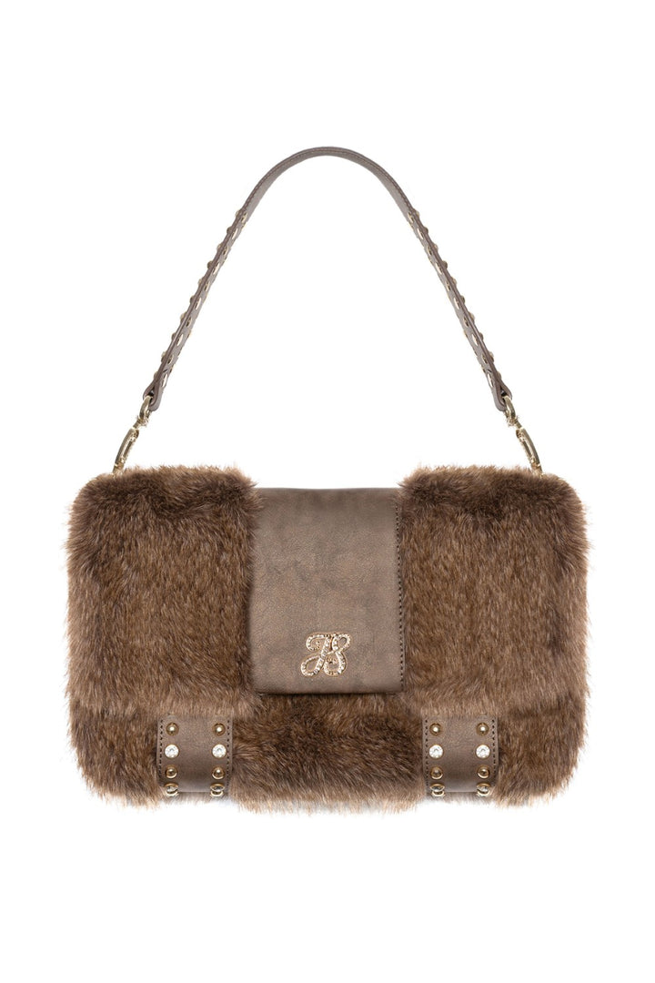 Bella Faux Fur Shoulder Bag